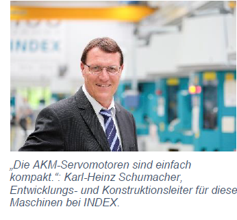 Karl-Heinz Schumacher diese Maschinen bei INDEX